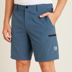 Body Glove Men’s Hybrid Shorts L 34 Blue Stretch Quick Dry Swim Surf Zip Pocket